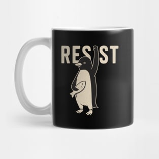 Resist-Penguin Mug